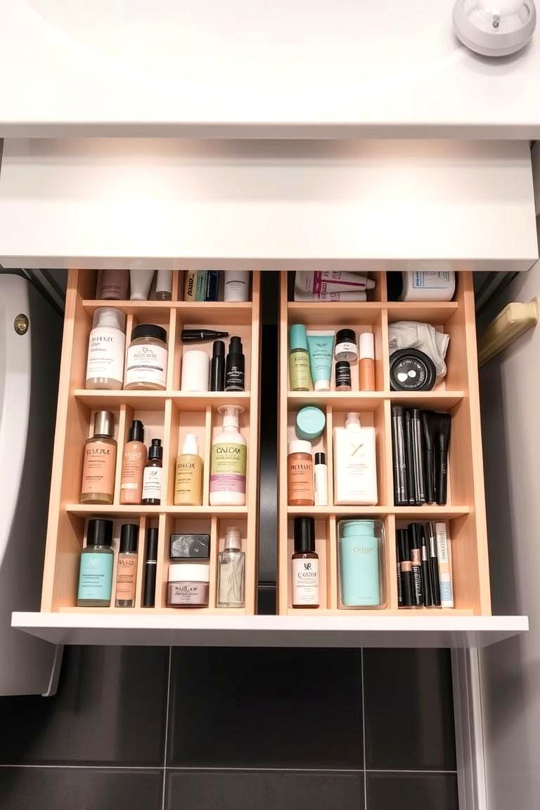 Optimize Storage with Modular Systems - 24 Bathroom Drawer Organization Ideas