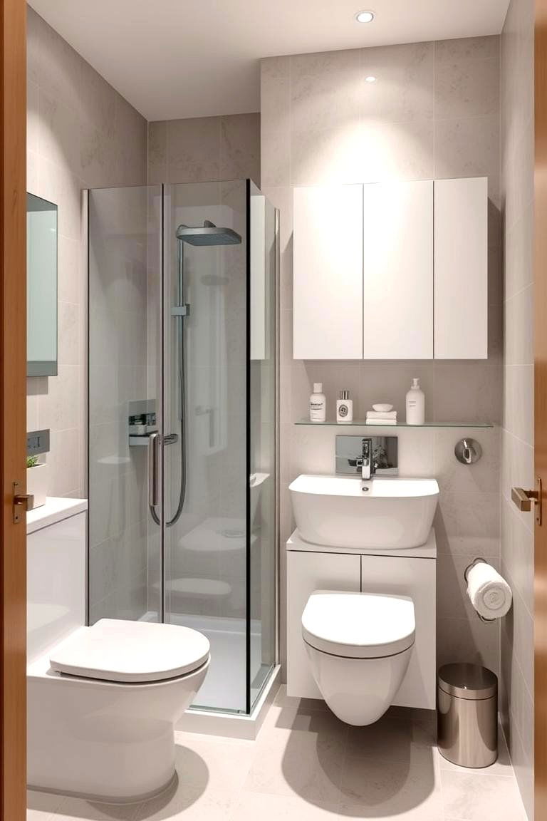 Optimized Space Saving Layouts - 24 Cottage Bathroom Ideas