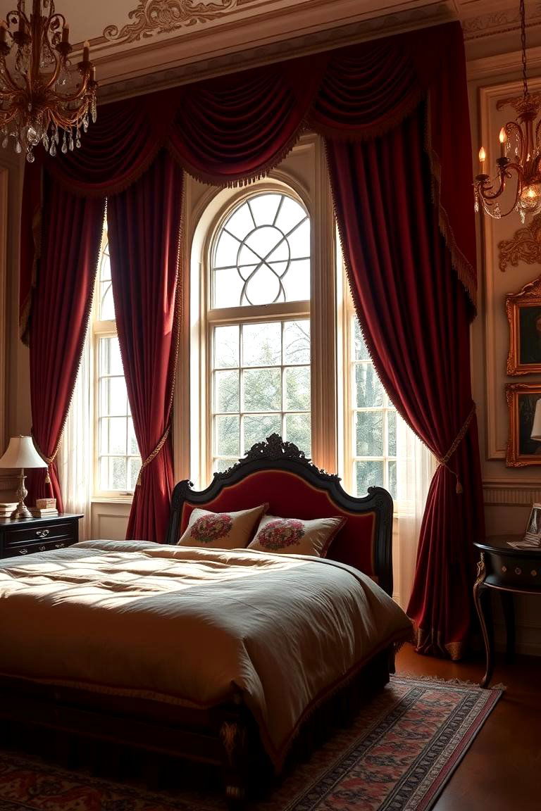 Opulent Drapery and Curtains - 24 Glam Bedroom Ideas