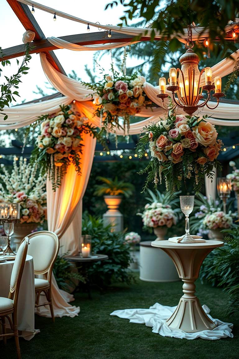 Opulent Garden Decor - 24 Bridgerton Wedding Ideas
