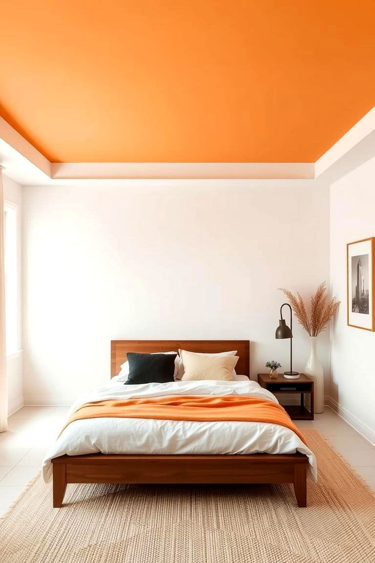 Orange Ceiling Surprise - 24 Orange Bedroom Ideas