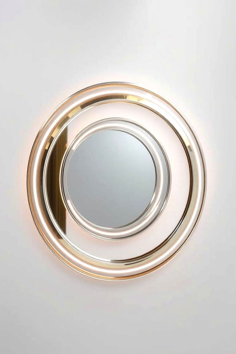 Orbital Mirror Accents - 24 galaxy space-themed bedroom ideas