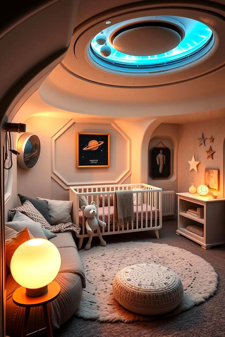 Orbital Outpost Oasis - 24 Space-themed Nursery Ideas
