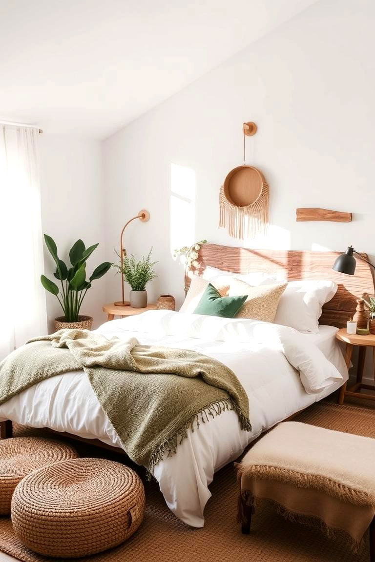 Organic Comfort Oasis - 24 Green and Brown Bedroom Ideas