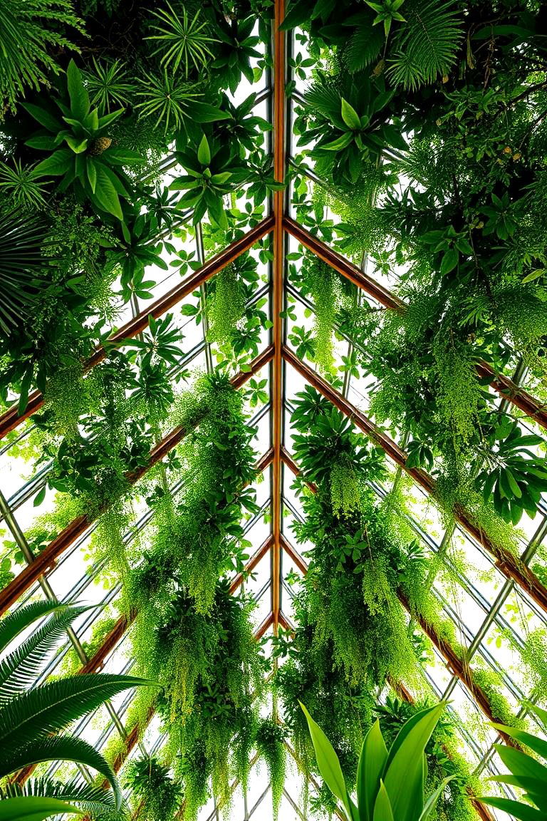 Organic Living Green Ceiling - 24 Cathedral Ceiling Ideas