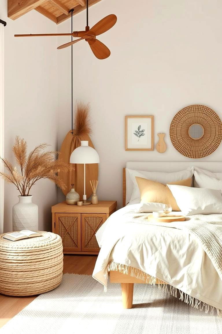Organic Magnolia Elements - 24 Magnolia Bedroom Ideas