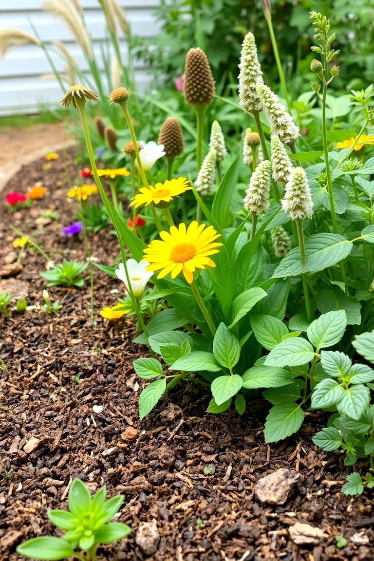 Organic Sustainable Flower Bed - 24 Front Yard Flower Bed Ideas