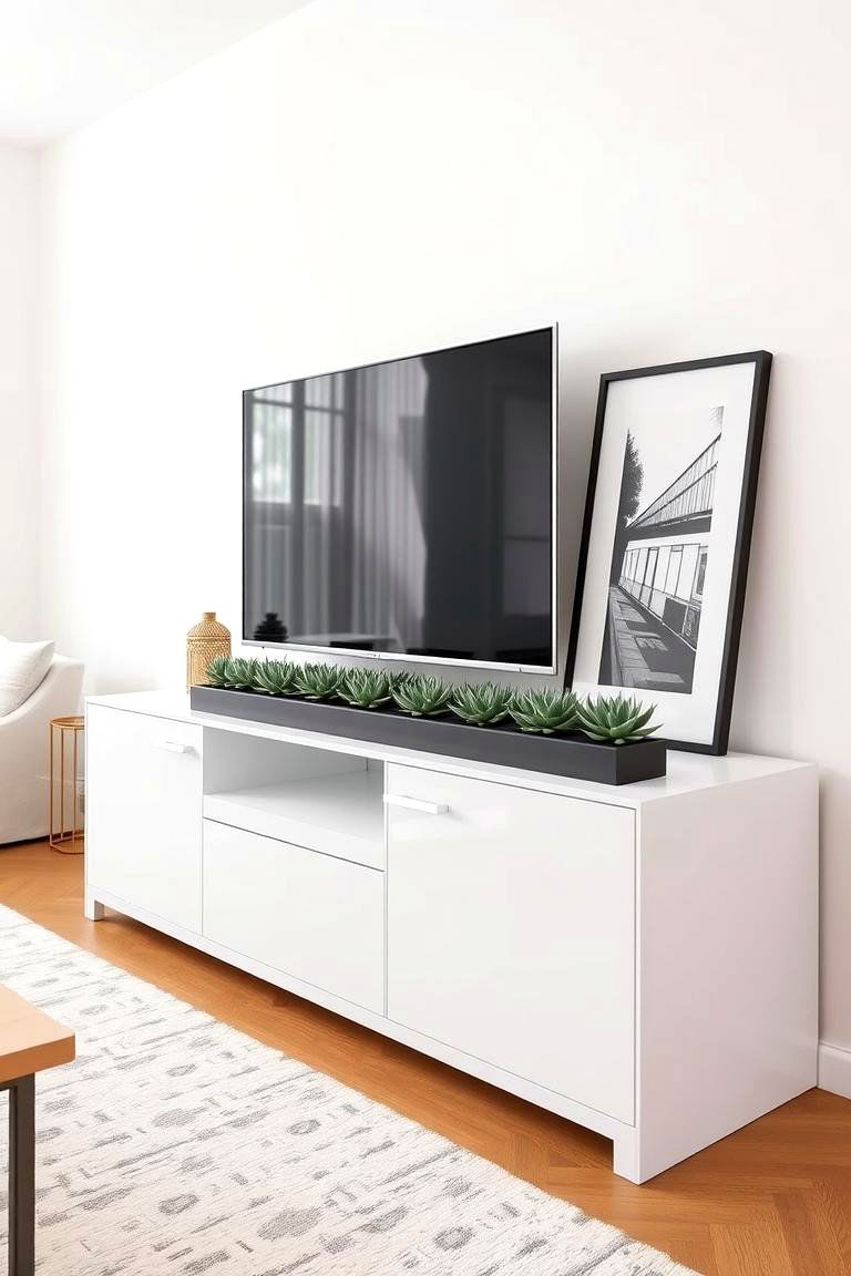 Organize and Style Your Media Console - 24 Pinterest Living Room Decor Ideas