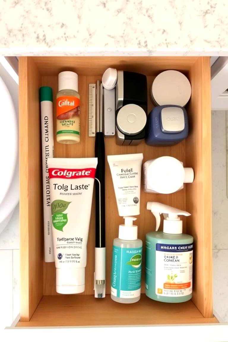 Organize by Frequency of Use - 24 Bathroom Drawer Organization Ideas