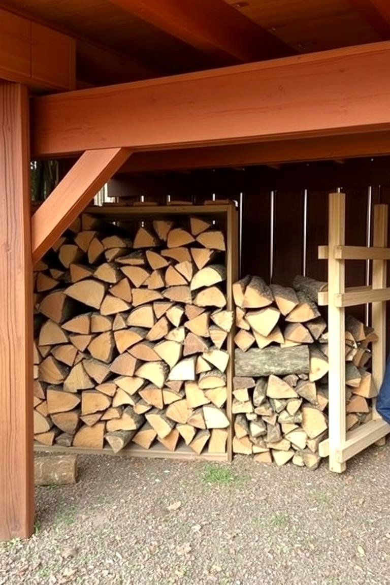 Organized Firewood Storage - 24 Under Deck Ideas