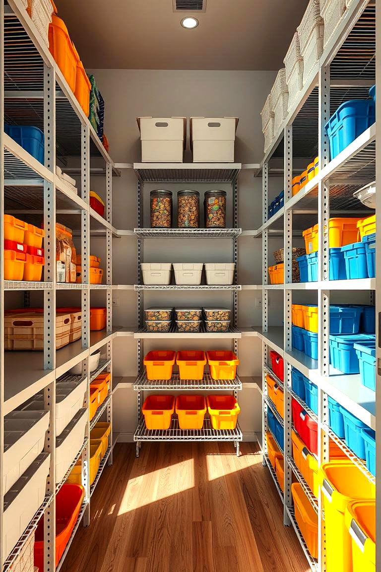 Organized Shelving Systems - 24 Walk in Pantry Ideas