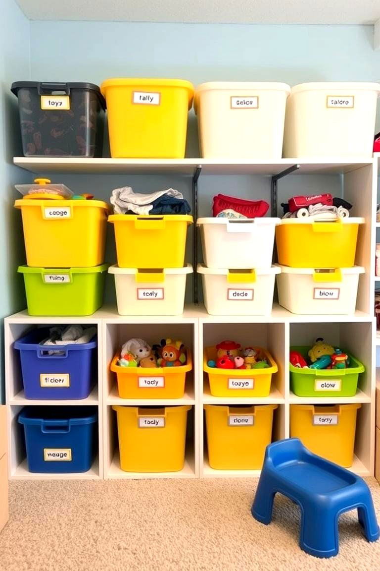 Organized Toy Storage - 24 Toddler Room Ideas