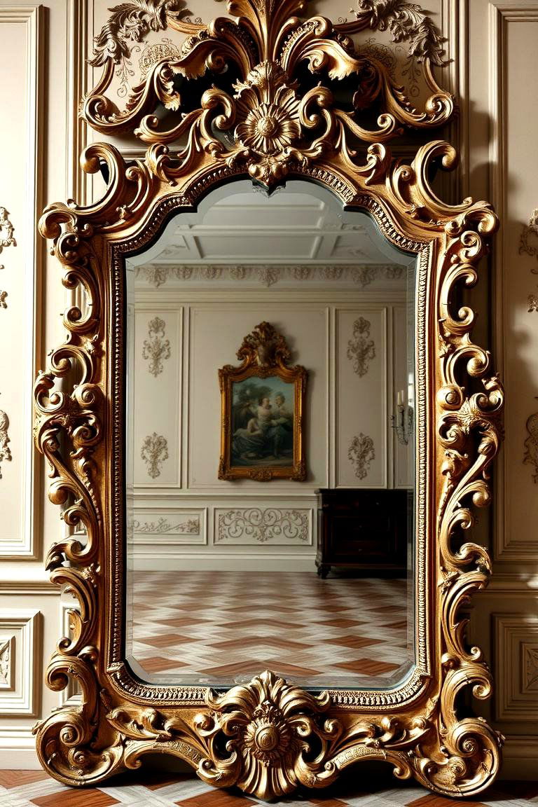 Ornate Baroque Mirror - 24 Bedroom Mirror Ideas