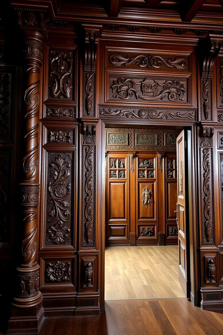 Ornate Carved Wood Panels - 24 Chinoiserie Living Room Ideas