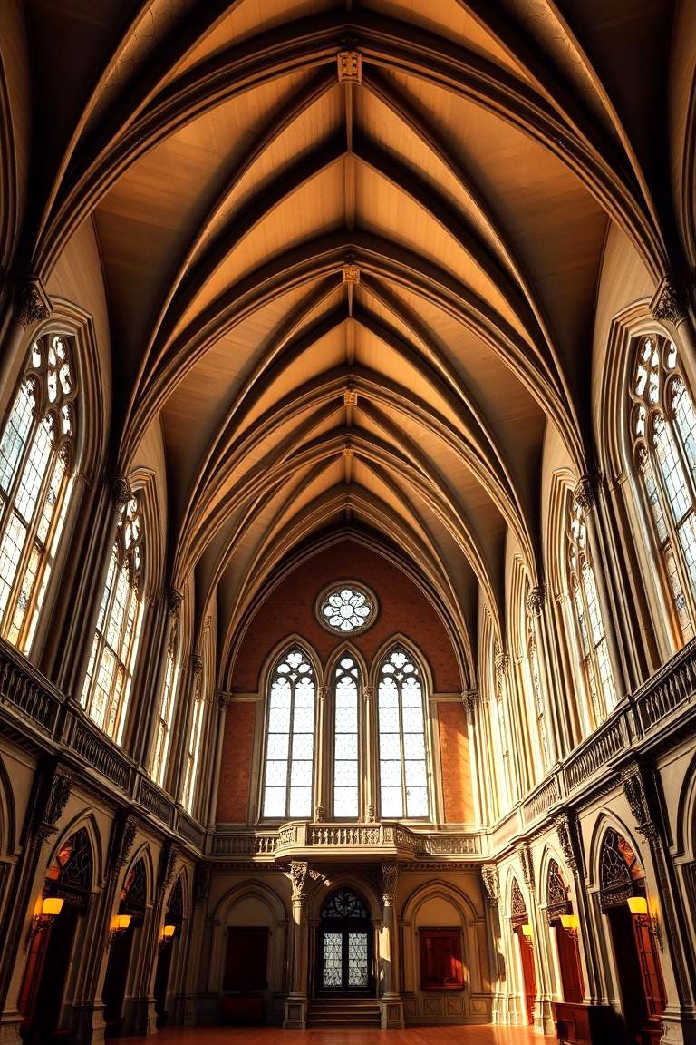 Ornate Gothic Arches - 24 Gothic Living Room Ideas
