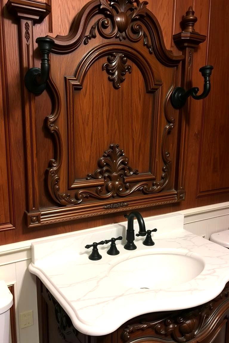 Ornate Vanity Units - 24 Spanish Style Bathroom Ideas