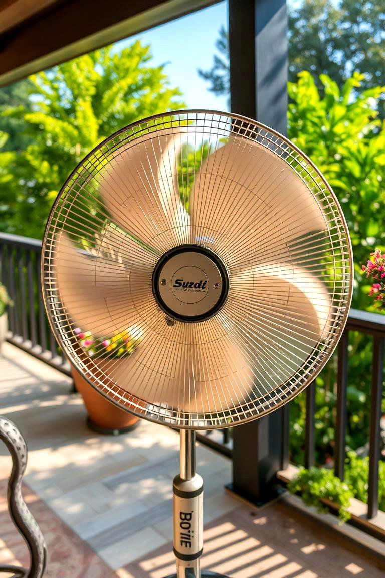 Oscillating Patio Fan - 24 Patio Fan Ideas