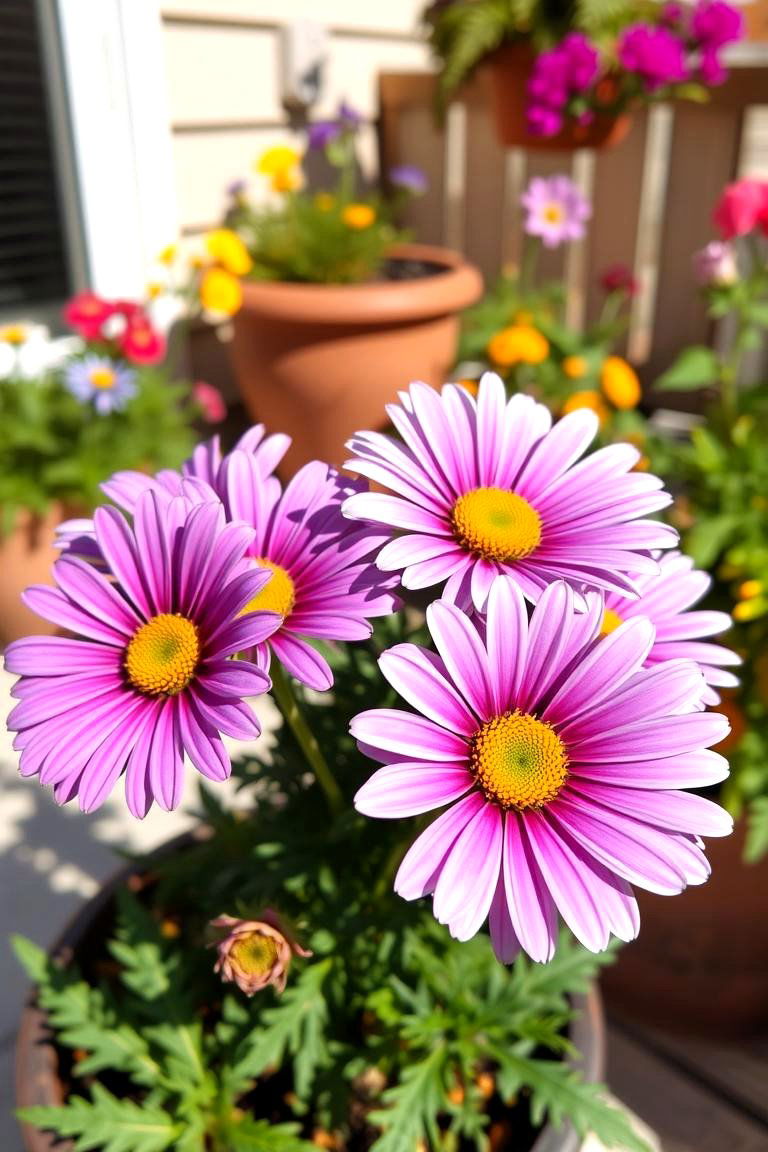 Osteospermum African Daisy Daisy Like Blooms in Abundance - 24 Outdoor Plants for Patio