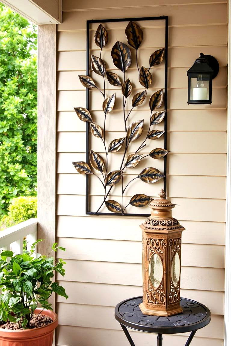 Outdoor Artwork and Decor - 24 Side Porch Ideas