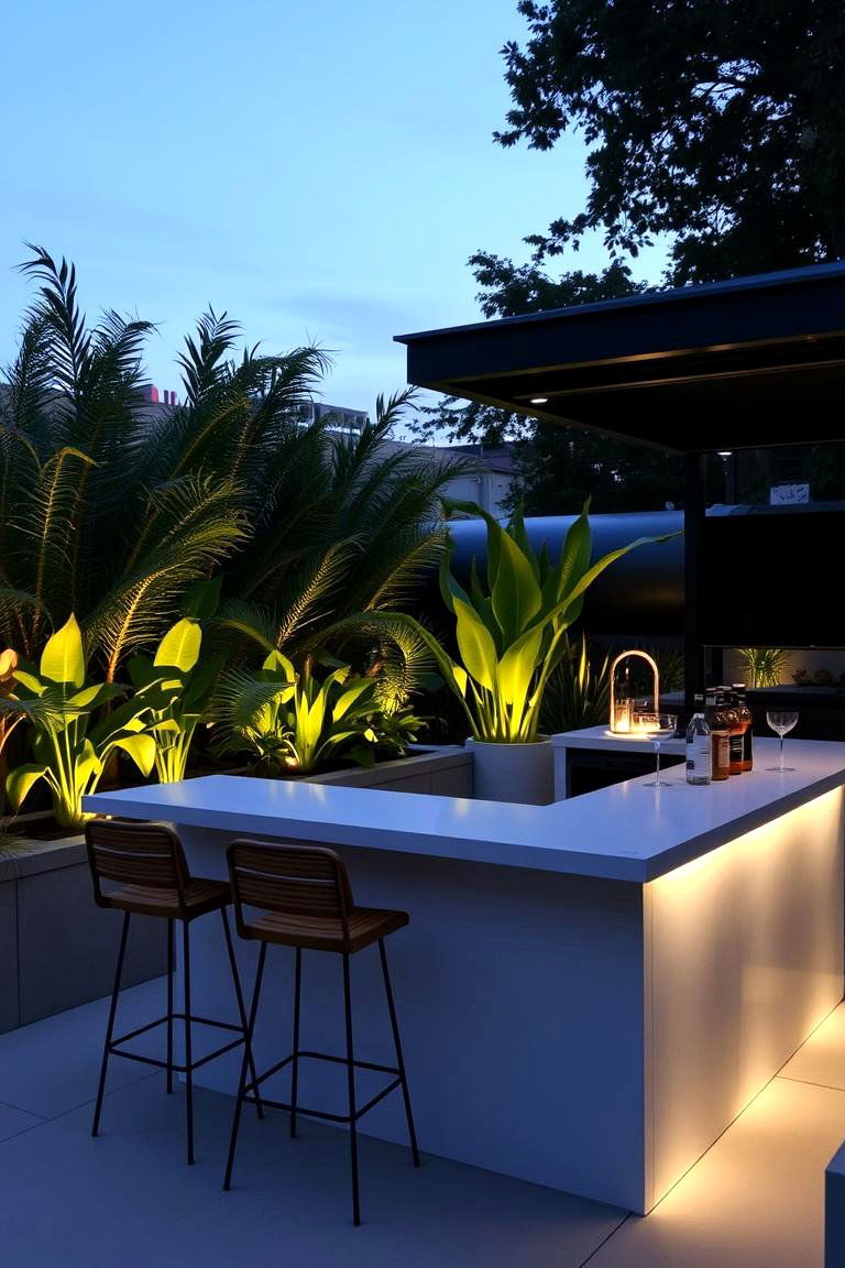 Outdoor Bar Area - 24 Backyard Ideas