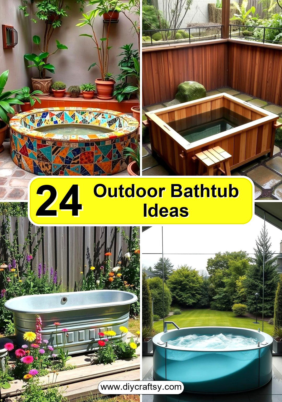 Outdoor Bathtub Ideas