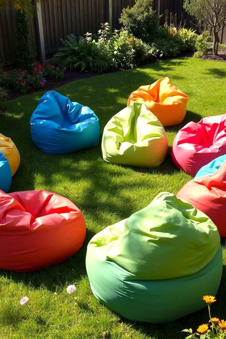 Outdoor Bean Bags - 24 Outdoor Decor Ideas