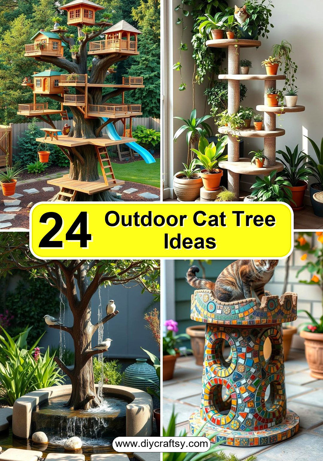 Outdoor Cat Tree Ideas