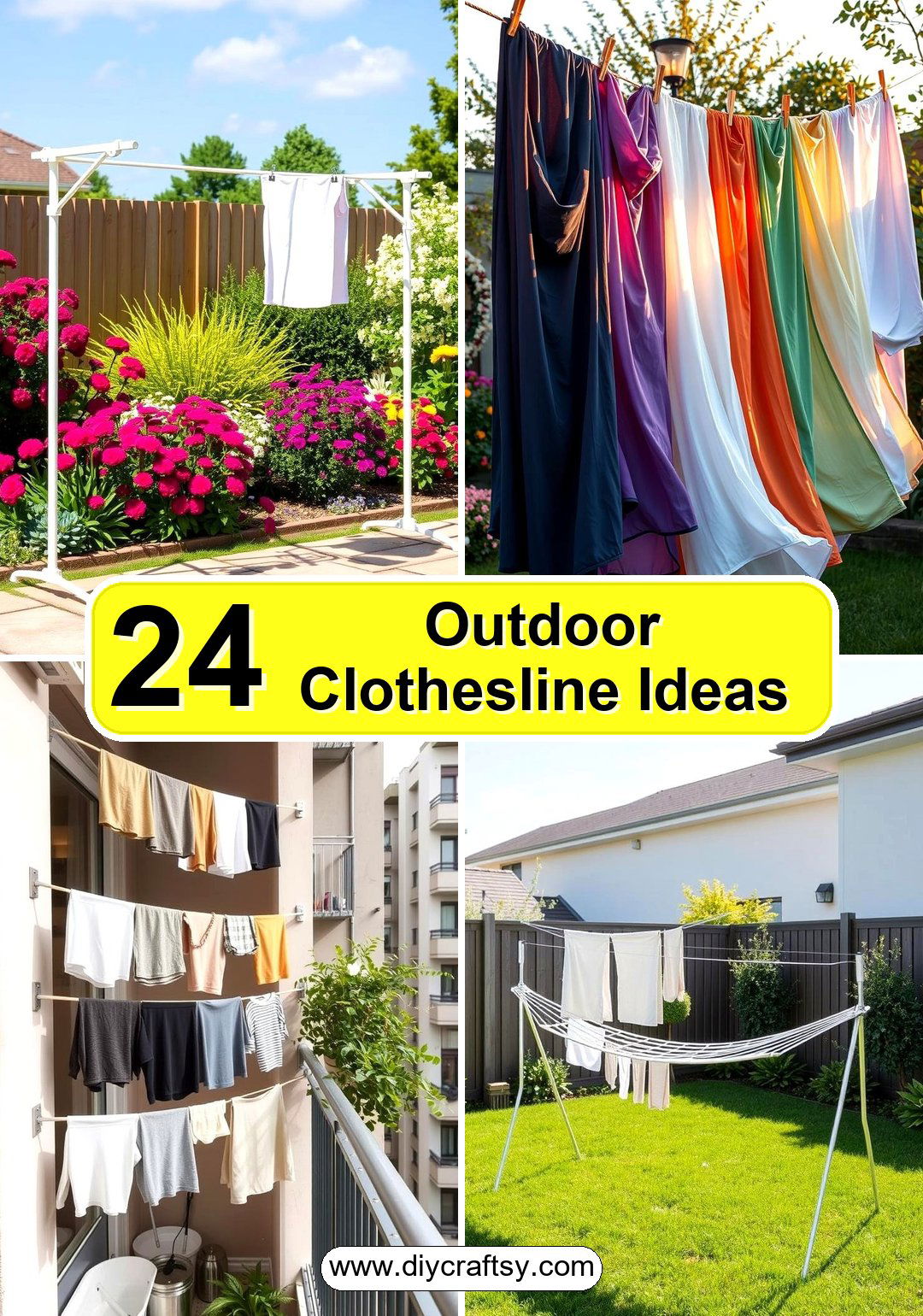 Outdoor Clothesline Ideas