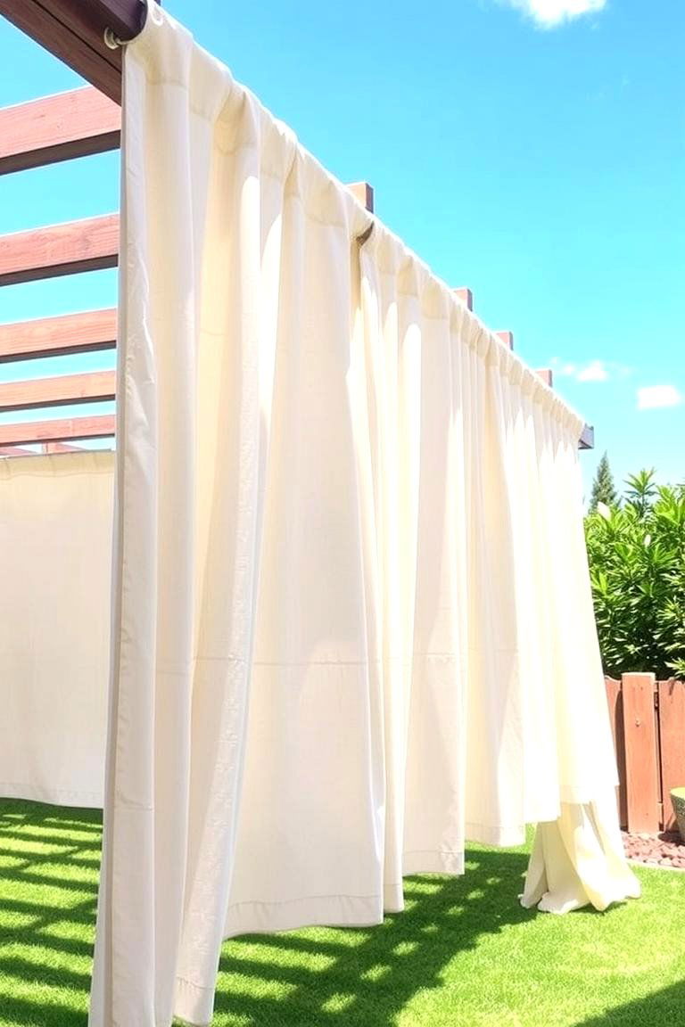 Outdoor Curtain Walls - 24 Backyard Ideas on a Budget