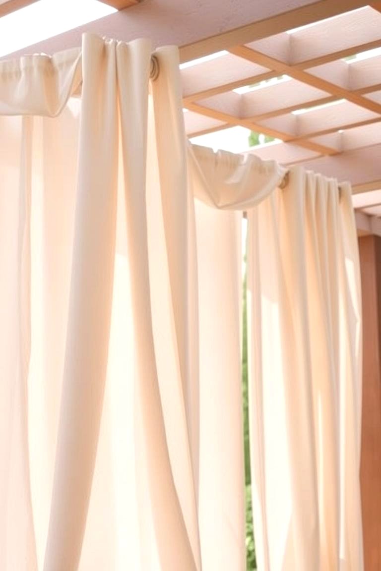 Outdoor Curtains for an Elegant Touch - 24 Patio Privacy Ideas