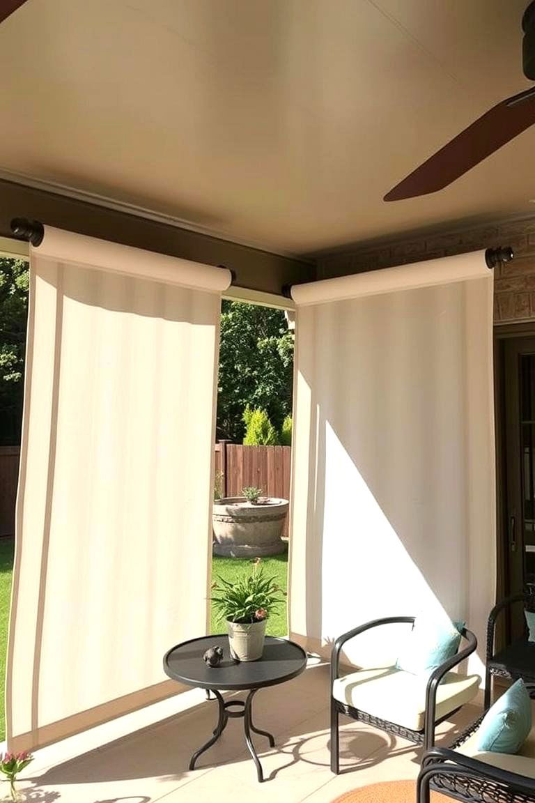 Outdoor Curtains with UV Protection - 24 Patio Curtain Ideas