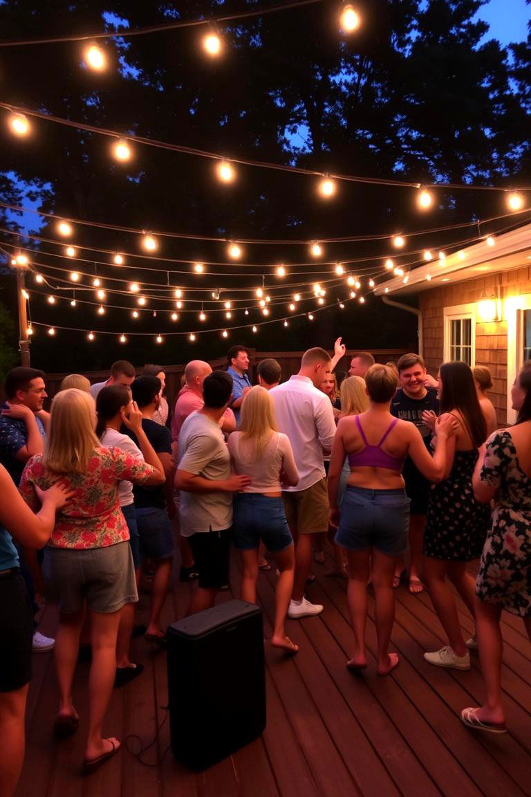 Outdoor Dance Party - 24 Backyard Entertainment Ideas
