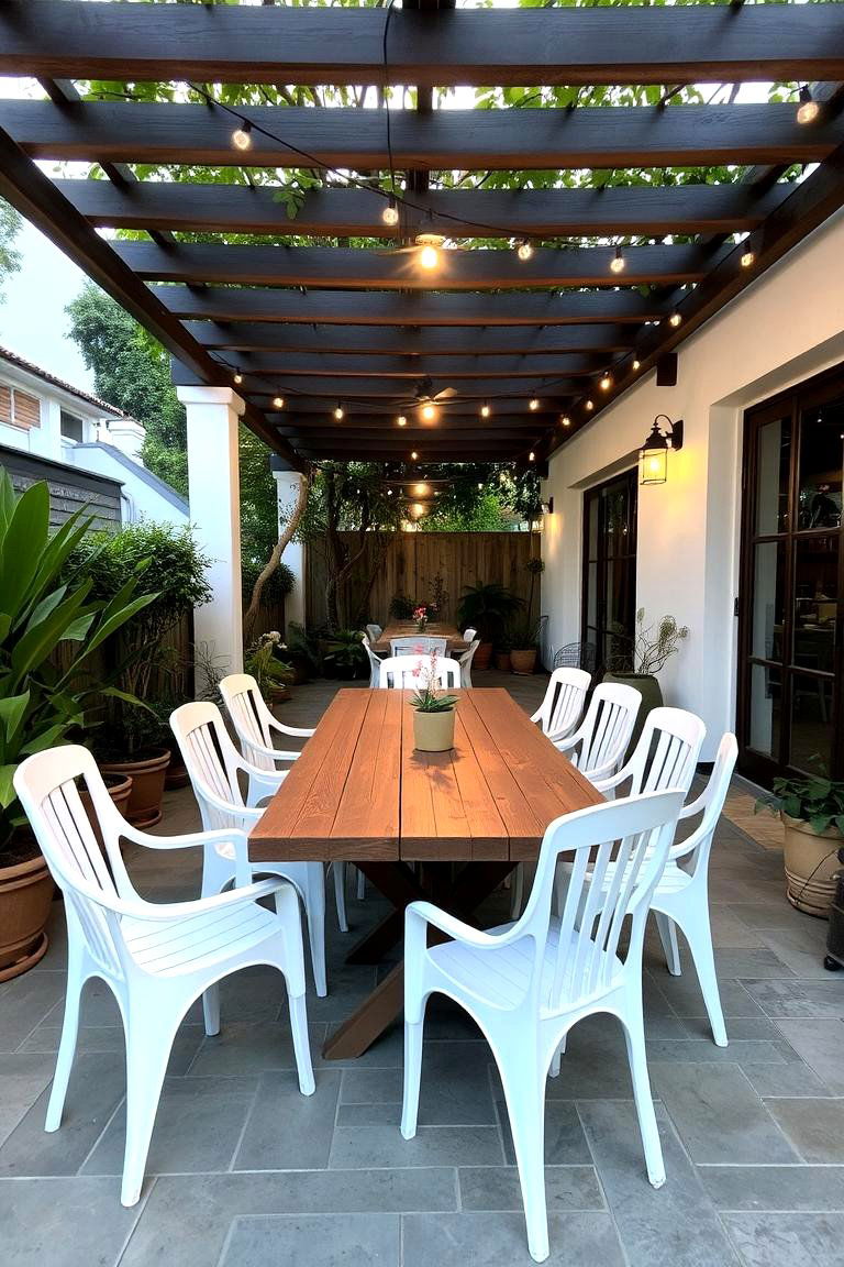 Outdoor Dining Area - 24 Backyard Ideas