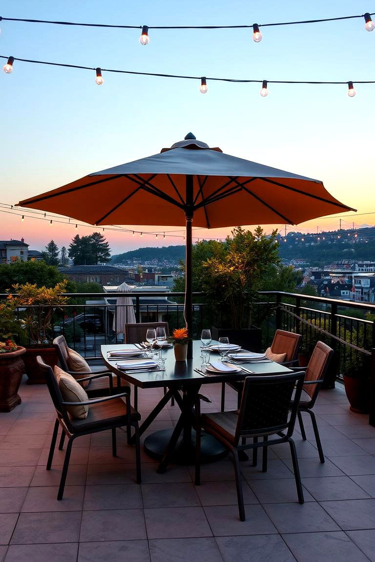 Outdoor Dining Area - 24 Terrace Design Ideas