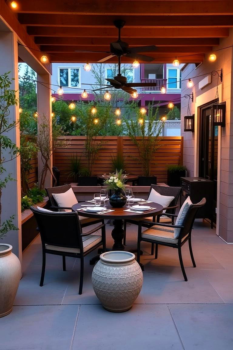 Outdoor Dining Delight - 24 Front Yard Patio Ideas