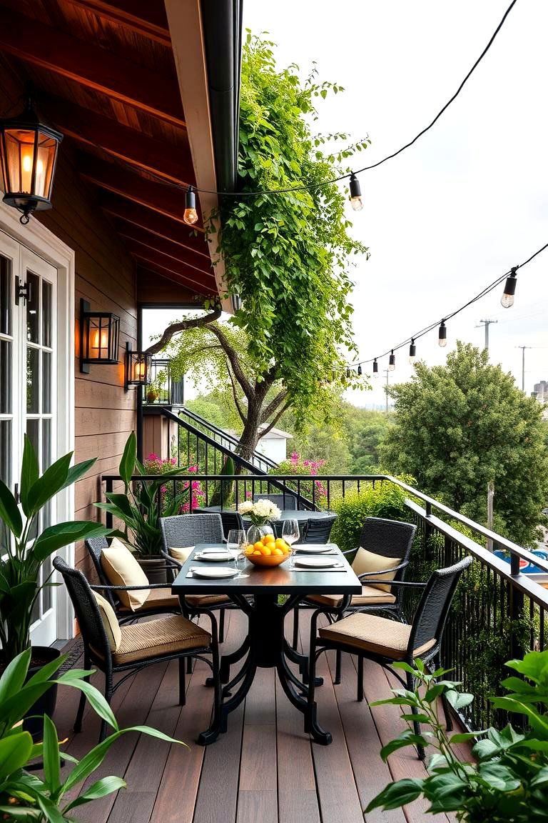 Outdoor Dining Dormer Balcony - 24 Dormer Balcony Ideas