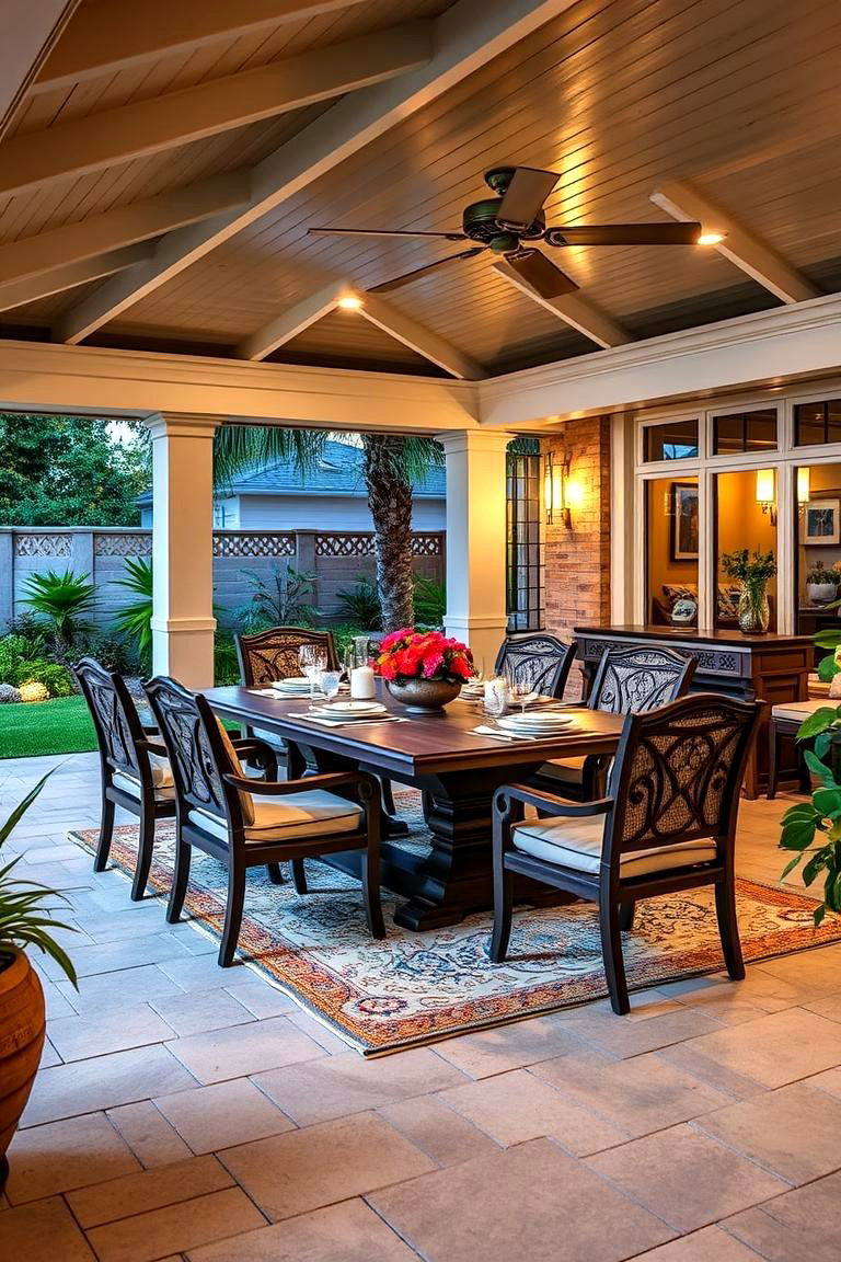 Outdoor Dining Experience - 24 Lanai Porch Ideas