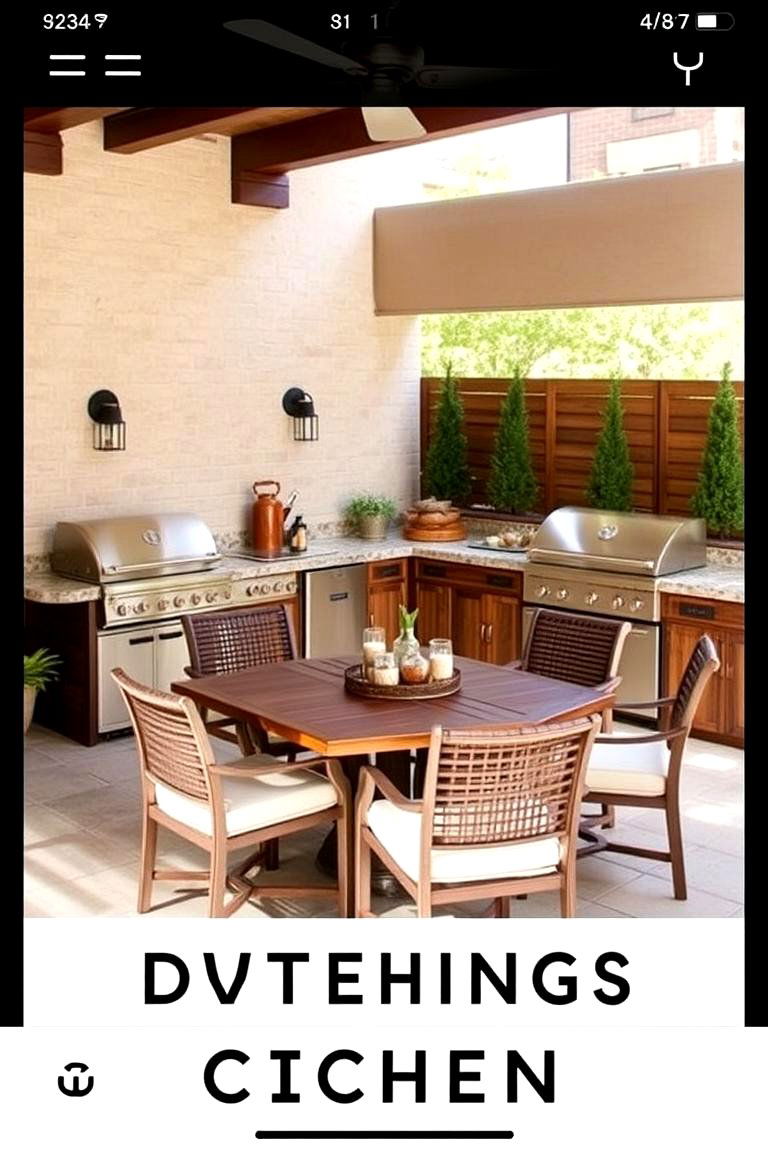 Outdoor Dining Kitchen - 24 Lanai Kitchen Ideas