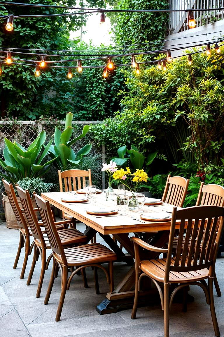 Outdoor Dining Space - 24 Back Porch Ideas