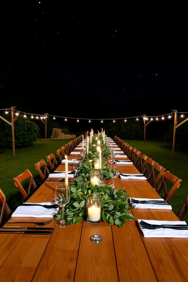 Outdoor Dinner Party - 24 Backyard Wedding Ideas