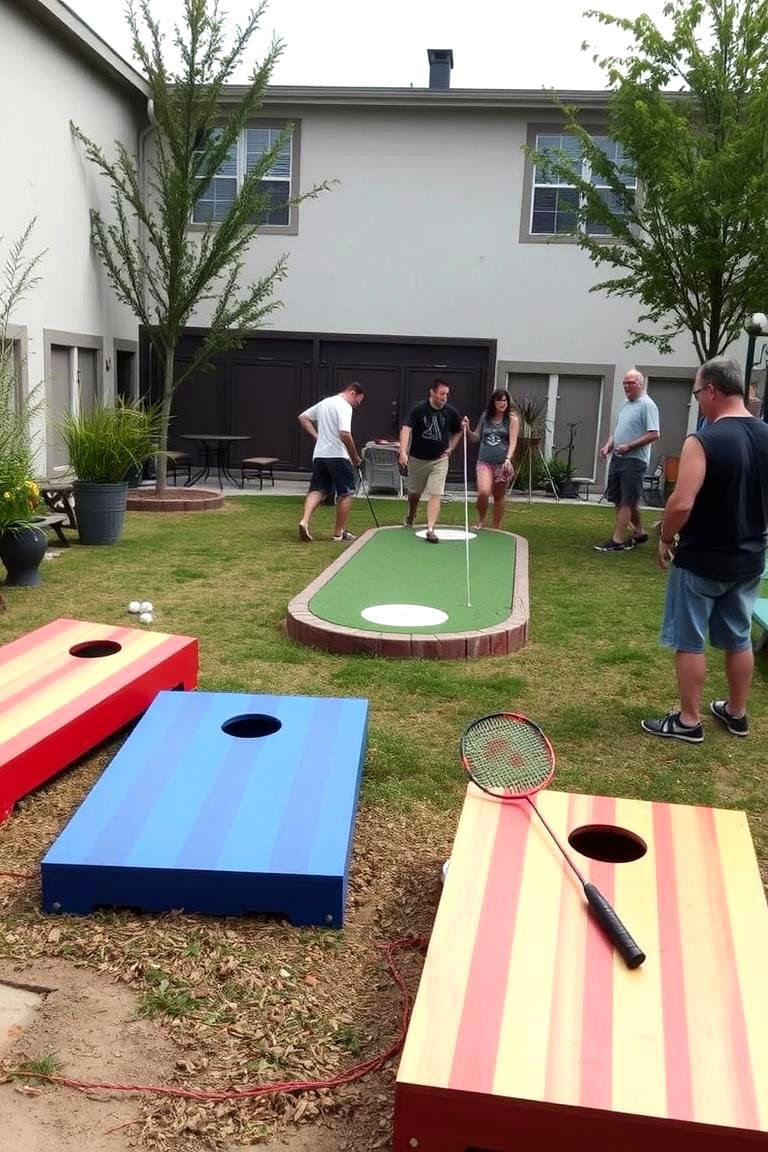 Outdoor Game Zone - 24 Backyard Ideas