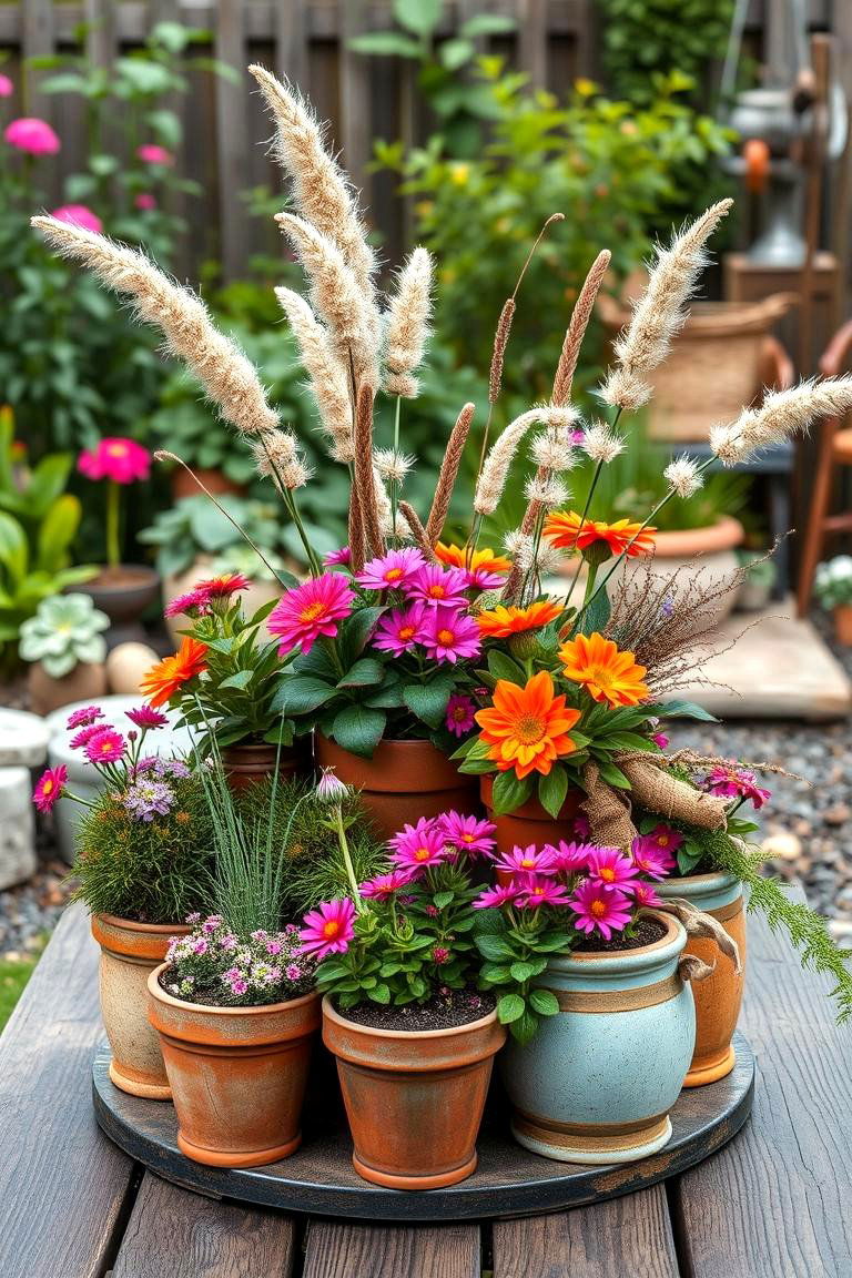 Outdoor Garden Ambiance - 24 Graduation Centerpiece Ideas