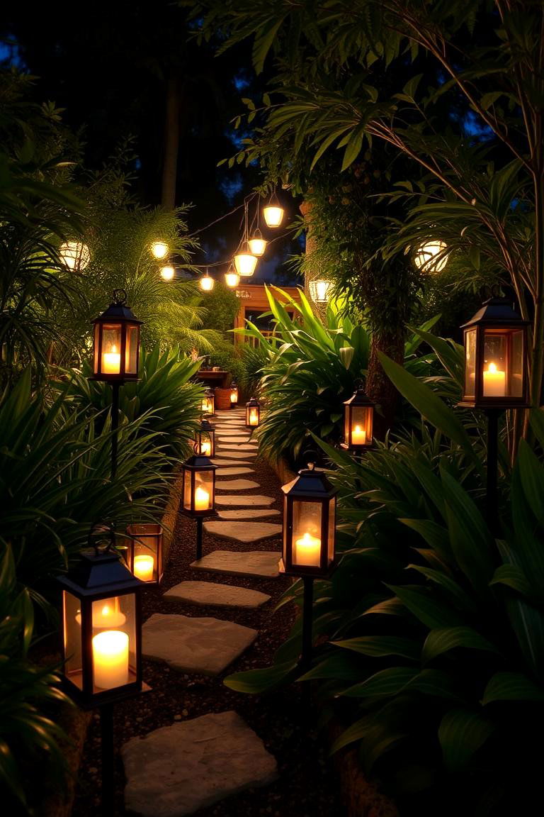 Outdoor Garden Candle Decor - 24 Decorating With Candles
