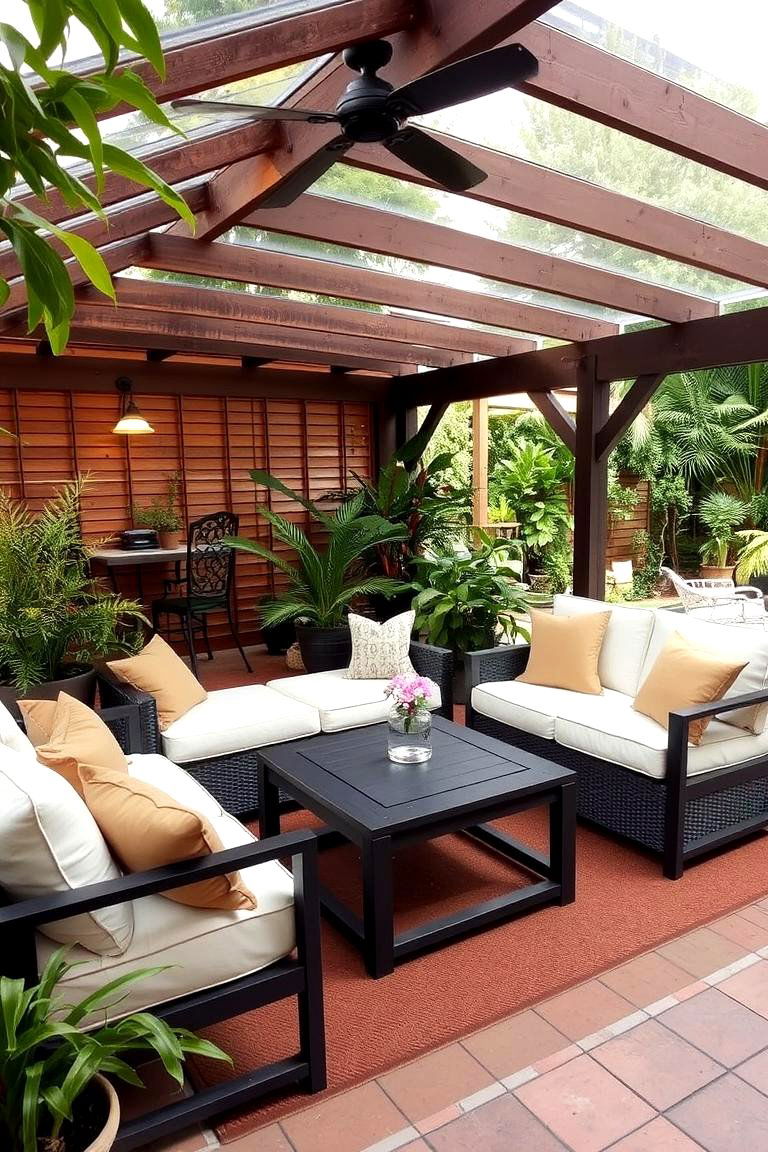 Outdoor Garden Room - 24 Enclosed Garden Ideas