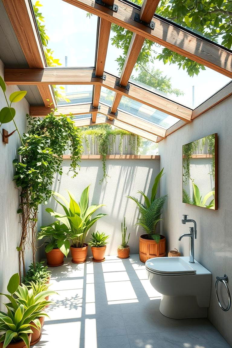Outdoor Garden Ventilation System Bathroom - 24 Rustic Outdoor Bathroom Ideas