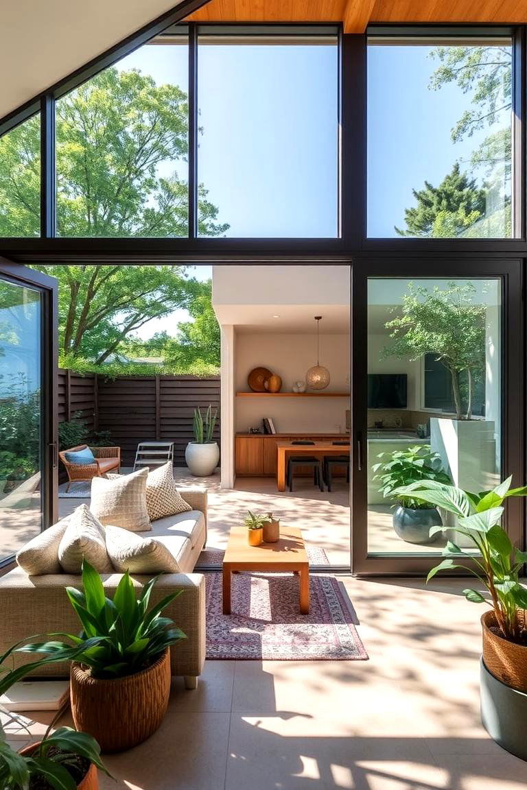 Outdoor Indoor Flow - 24 Tiny House Design Ideas