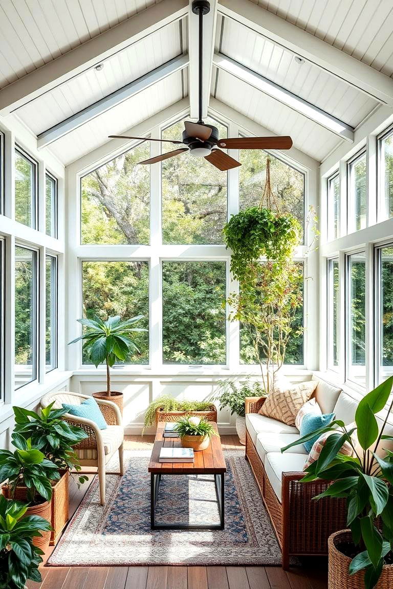 Outdoor Influenced Sunroom Design - 24 Room Decorating Ideas