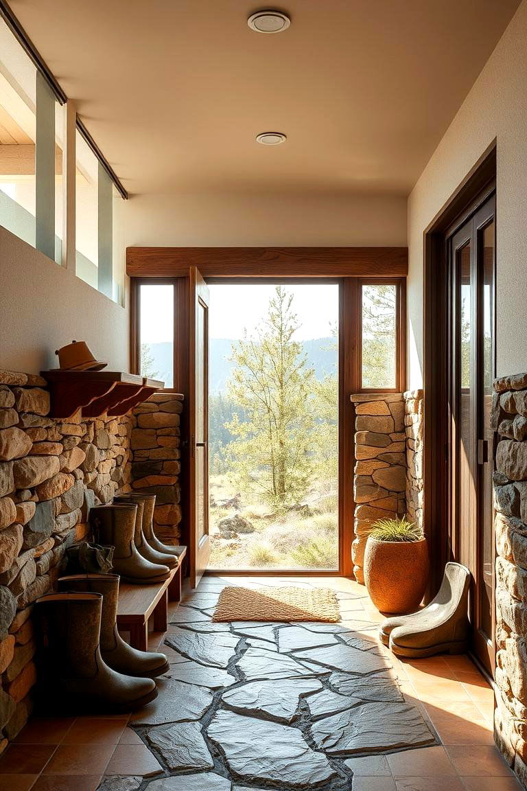 Outdoor Inspired Boot Room - 24 Boot Room Ideas
