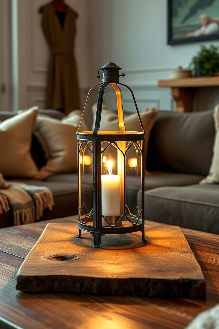 Outdoor Inspired Lanterns Indoors - 24 Living Room Lighting Ideas