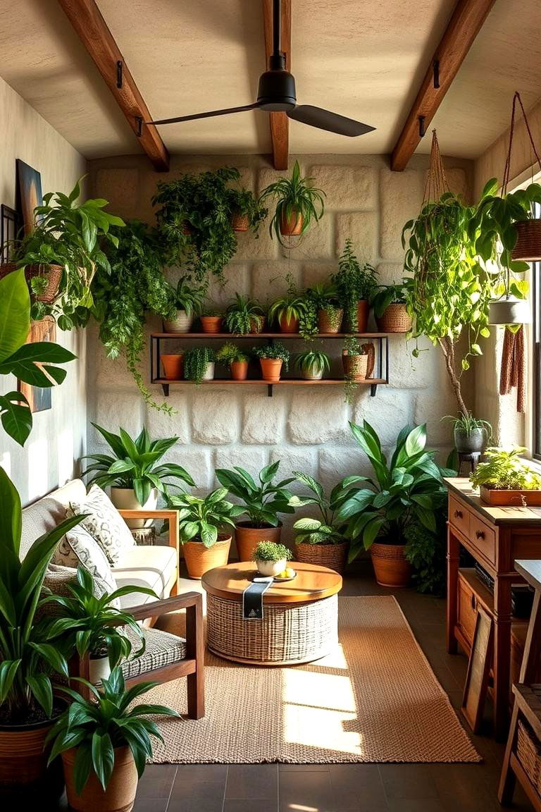 Outdoor Inspired Retreat - 24 Man Cave Living Room Ideas